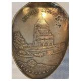 Collection of Five Commemorative Sterling Silver Spoons