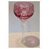 Vintage Cranberry Glass Stemware Options