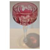 Vintage Cranberry Glass Stemware Options