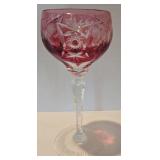Vintage Cranberry Glass Stemware Options