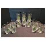 Spode Christmas Tree Tumblers / Drinking Glasses