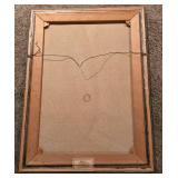 Signed and Framed Portrait Oil on Canvas Painting Signed Corati