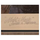 Signed and Numbered James A. Megar "Night Music"Print