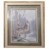 Signed & Numbered James A. Megar "Alpha Wolf" Print