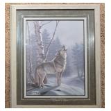 Signed & Numbered James A. Megar "Alpha Wolf" Print