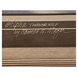 Signed & Numbered James A. Megar "Alpha Wolf" Print