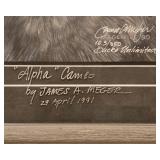 Signed & Numbered James A. Megar "Alpha Cameo" Print