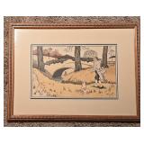 Pair of Signed Harry Elliott Prints