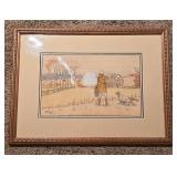 Pair of Signed Harry Elliott Prints