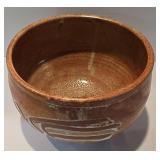 Large Earthy Planter + Pottery Jug with Floral Cutouts