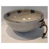 Pretty Handled Pottery Bowl Plus Sur la Table Soup Mugs