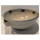 Pretty Handled Pottery Bowl Plus Sur la Table Soup Mugs