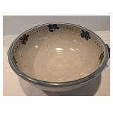 Pretty Handled Pottery Bowl Plus Sur la Table Soup Mugs