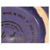 Pretty Handled Pottery Bowl Plus Sur la Table Soup Mugs