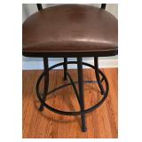 Fabulous Pair of Metal Kitchen Stools