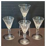 Set of Four Waterford Sheila Glasses