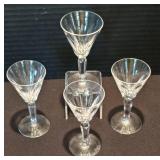 Set of Four Waterford Sheila Glasses