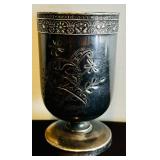 Antique Barbour Silverplate Tilting Pitcher with Stand and Cup