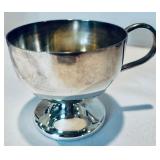 Dramatic Vintage Punch Bowl with 12 Lovely Cups