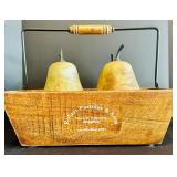 Fun Home Decor / Robert Partridge & Son Fruit and Vegetable Supplier / Basket and Large Pears