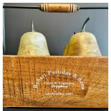 Fun Home Decor / Robert Partridge & Son Fruit and Vegetable Supplier / Basket and Large Pears