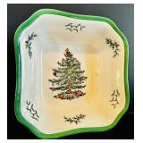 Christmas Party! Spode English Christmas Tree Dishes Including Platters, Placemat, Coasters and More