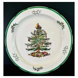 Christmas Party! Spode English Christmas Tree Dishes Including Platters, Placemat, Coasters and More