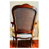 Vintage Pair of Beautiful Wood and Upholstered Chairs by MGM / Meyer Gunther Martini, New York