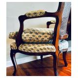 Vintage Pair of Beautiful Wood and Upholstered Chairs by MGM / Meyer Gunther Martini, New York