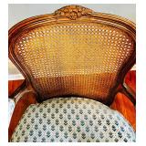 Vintage Pair of Beautiful Wood and Upholstered Chairs by MGM / Meyer Gunther Martini, New York