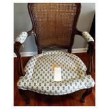 Vintage Pair of Beautiful Wood and Upholstered Chairs by MGM / Meyer Gunther Martini, New York