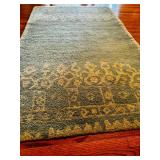 Beautiful Pottery Barn Desa Tufted Rug Light Blue with White Details