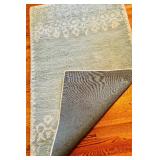 Beautiful Pottery Barn Desa Tufted Rug Light Blue with White Details