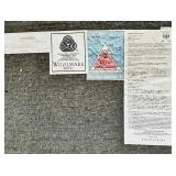 Gorgeous Pottery Barn Desa Rug (Runner) in Light Blue with White Details