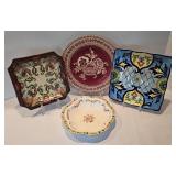 Colorful Vintage Plate Selection