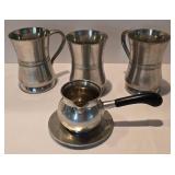 Fun Set of Vintage English Mugs + Serving Set