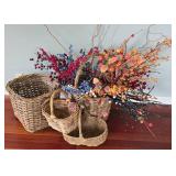 Outstanding Faux Foliage/Berry & Basket Collection