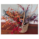 Outstanding Faux Foliage/Berry & Basket Collection