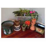 Faux Floral and Planter Options