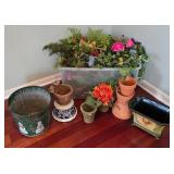 Faux Floral and Planter Options