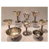 Vintage Silver Plate Goblet and Bowl Grouping