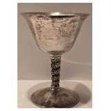 Vintage Silver Plate Goblet and Bowl Grouping