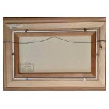 Pair of Beautiful Terry Redlin Prints, Including "Winter Haven" & "Backwoods Cabin"