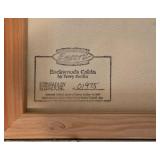 Pair of Beautiful Terry Redlin Prints, Including "Winter Haven" & "Backwoods Cabin"