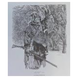 Signed Paul Calle Lithograph Print, "Southbound Straggler" Plus Kathy Flynn Lithograph Print