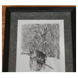 Signed Paul Calle Lithograph Print, "Southbound Straggler" Plus Kathy Flynn Lithograph Print