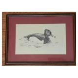 Signed Paul Calle Lithograph Print, "Southbound Straggler" Plus Kathy Flynn Lithograph Print