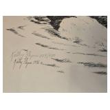 Signed Paul Calle Lithograph Print, "Southbound Straggler" Plus Kathy Flynn Lithograph Print