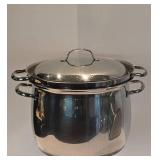 Sleek Stainless Steel Kitchenware Including Belgique