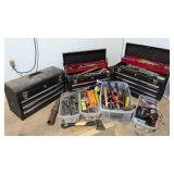 Assorted Hand Tools and Toolboxes